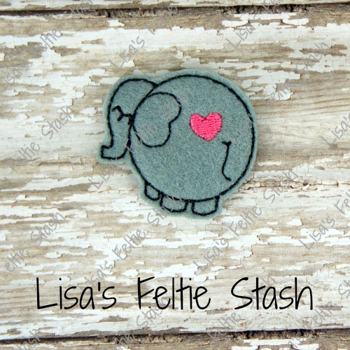 Fatty Elephant with Heart (FT9)