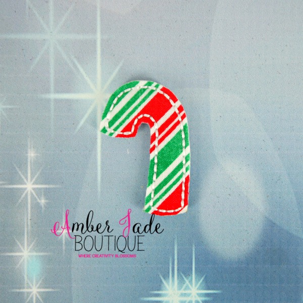 *Limited* Fabric Candy Cane