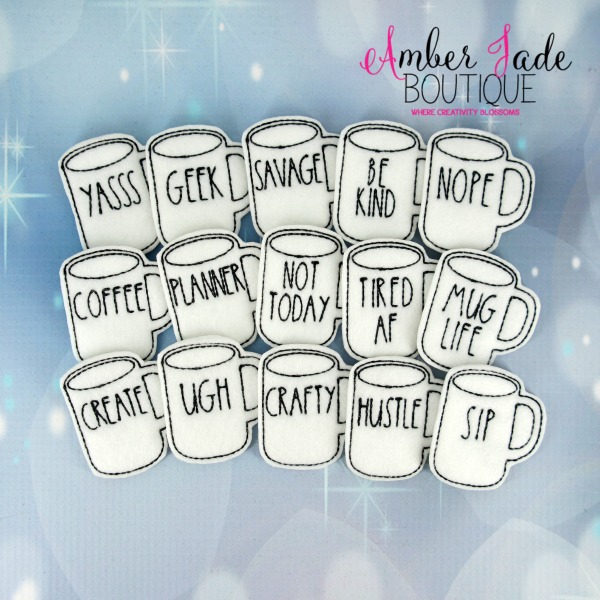 Glitter Coffee Mugs (EF)