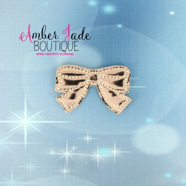 *LIMITED* Rose Gold Dress Bow