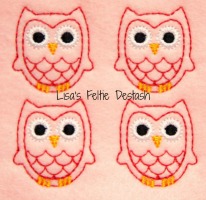 Valentine Owl- Pink