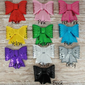 3'' Large Sequin Bows